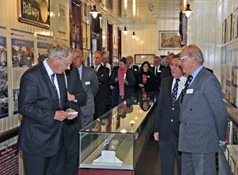 HRH The Duke of Gloucester in the Museum - Derek Hayward - 10 October 2013