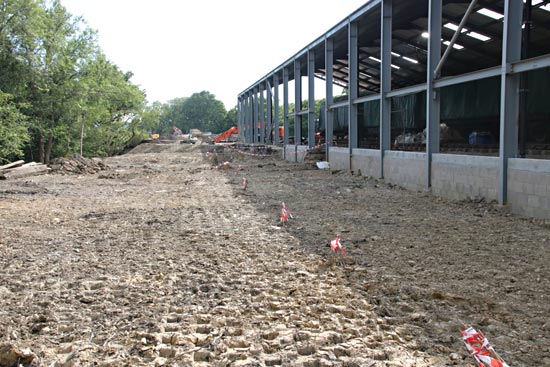 Levelled excavation for Heritage Skills Centre - Barry Luck - 28 June 2018