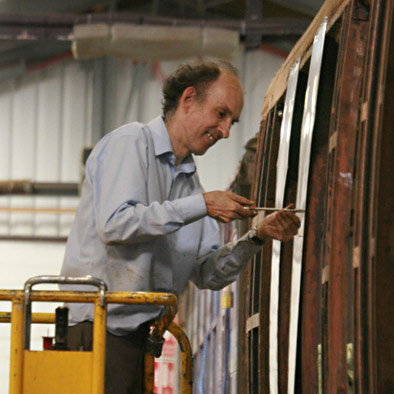 Roger Williams working on 5768 - Dave Clarke - 31 July 2011