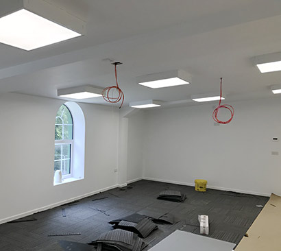 Completed paintwork in the Heritage Skills Centre training room - Richard Salmon - 29 July 2021