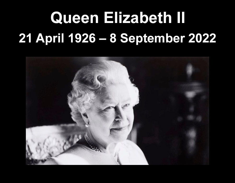 Queen Elizabeth II -*- 21 April 1926 - 8 September 2022