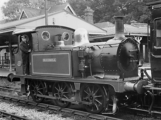 323 'Bluebell' at Horsted Keynes in 1966 - photo thanks to Keith Mahoney
