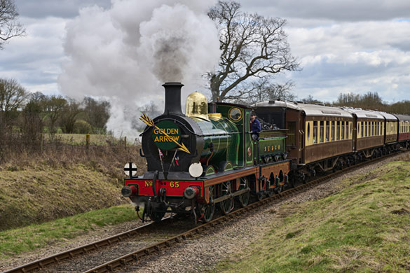 65 with the Golden Arrow Pullman Train - Brian Dandridge - 19 March 2023