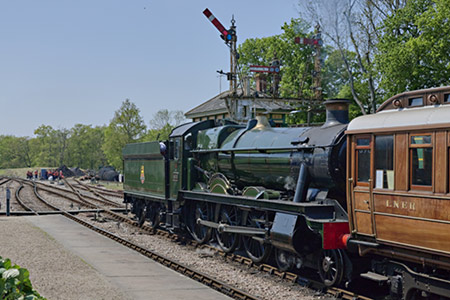 6989 and GN Saloon, setting off from Horsted Keynes - Brian Dandridge - 13 May 2023