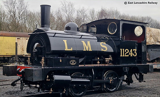LMS-livery for Pug - visiting for Branch Line Weekend