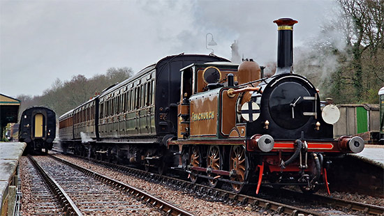 Fenchurch with SECR & LBSCR carriages - Luke Arnold - 29 January 2023