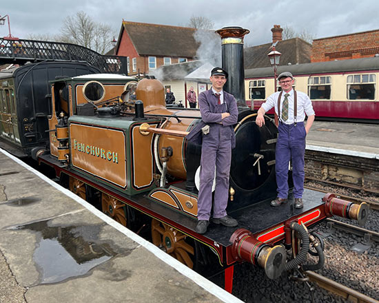 Is this our youngest ever footplate crew? - 18 March 2023