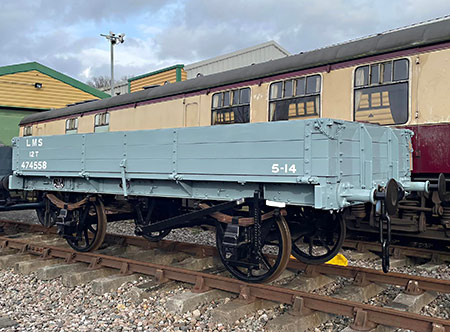 474558 after its overhaul - Bluebell Railway Goods Division - 4 April 2024