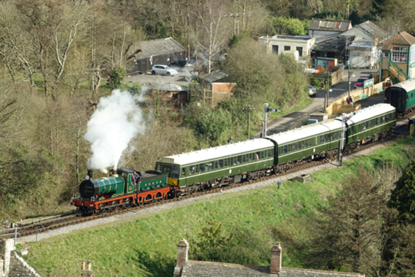 65 at Corfe Castle, Swanage Railway - Roger Carpenter - 24 March 2024
