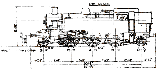 2MT tank engine drawing