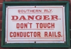 Conductor Rail Sign