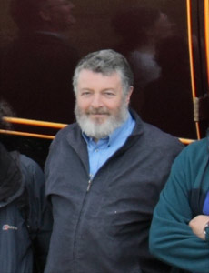 Chris Edwards at the launch of the People's Millions Coach - Jon Bowers - 26 May 2011