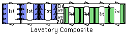 Composite semi-corridor coach